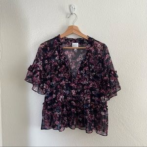 j MISA Floral Blouse